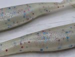 4" White Red/Blue Flake (8-pk)