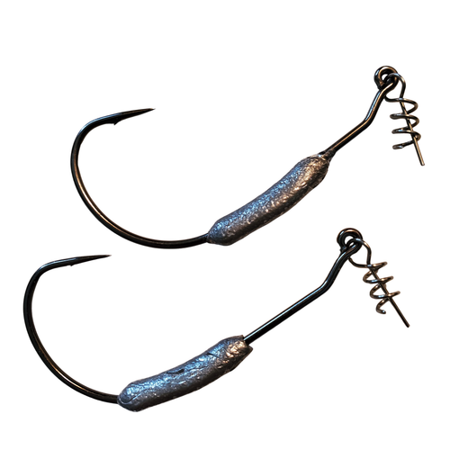 Weighted Hook w/ Coil Keeper (3-pk)