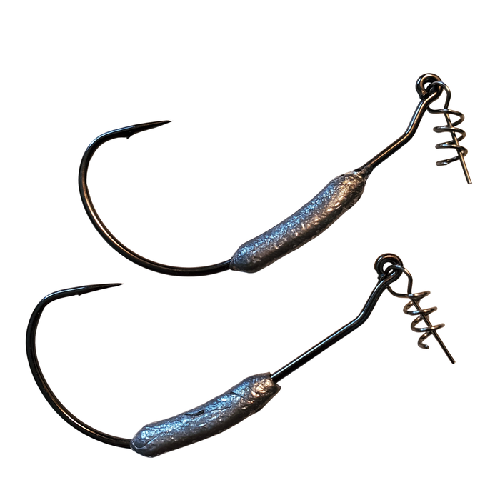 Weighted Hook w/ Coil Keeper (3-pk)